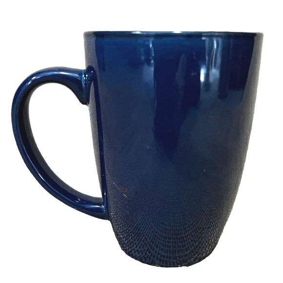 Merry Christmas Coffee Cup Navy Blue 10 fl oz Christmas Gift - Picture 3 of 7